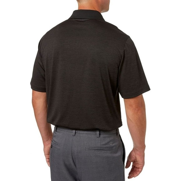 NWT Walter Hagen Men’s Core Space Dye Golf Polo in Black in size Small - Picture 2 of 7